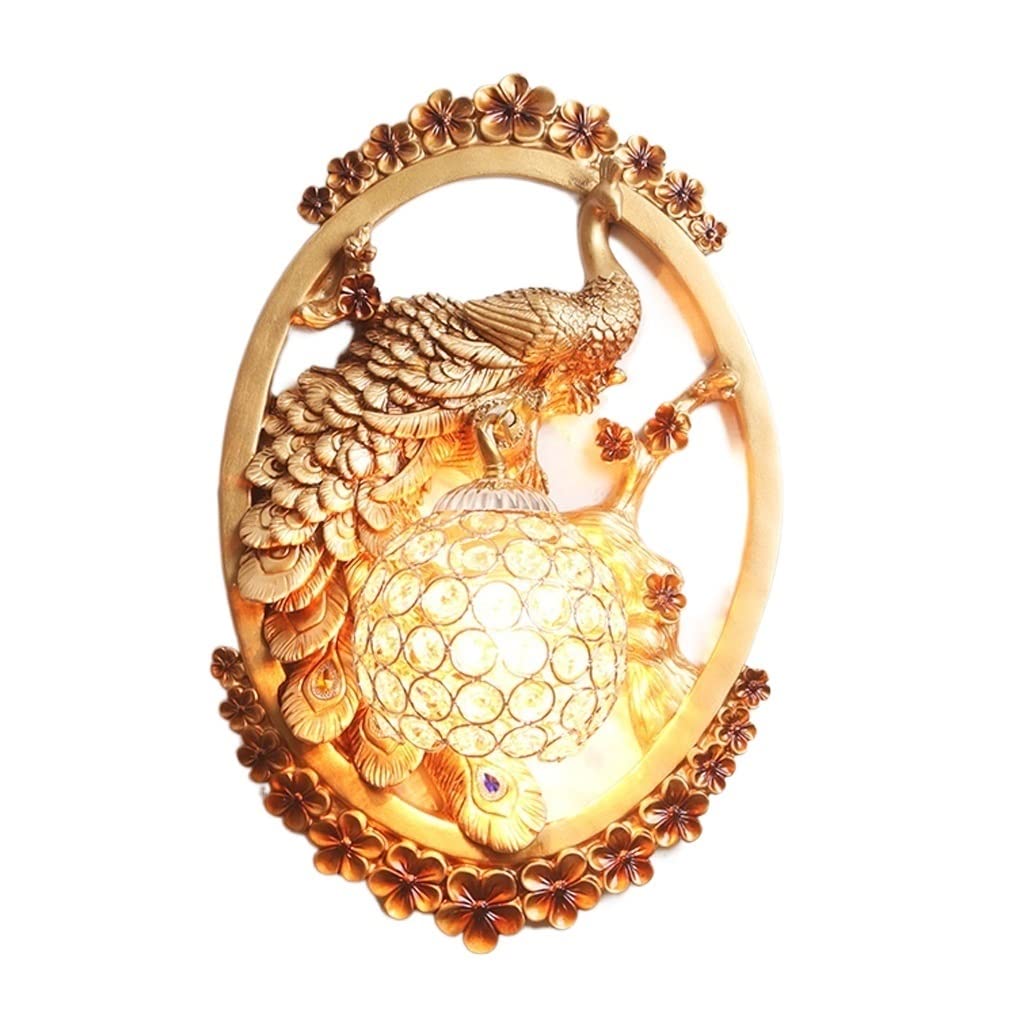 HYJAUSXB Wall Lamps Sconces Animal Decoration Living Room Lamp Bedroom Bedside Aisle Stairs Porch TV Background for Bedroom-B2(A1)