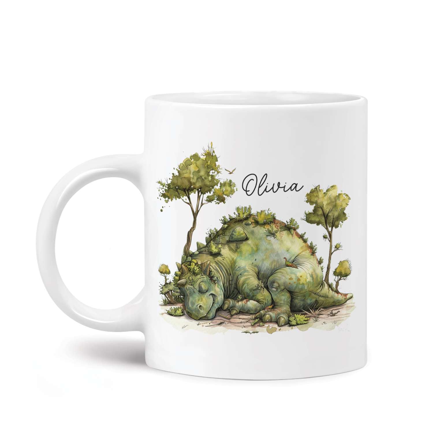 Dinosaure Personnalisé Pour Enfants 2 Tasse En Céramique De