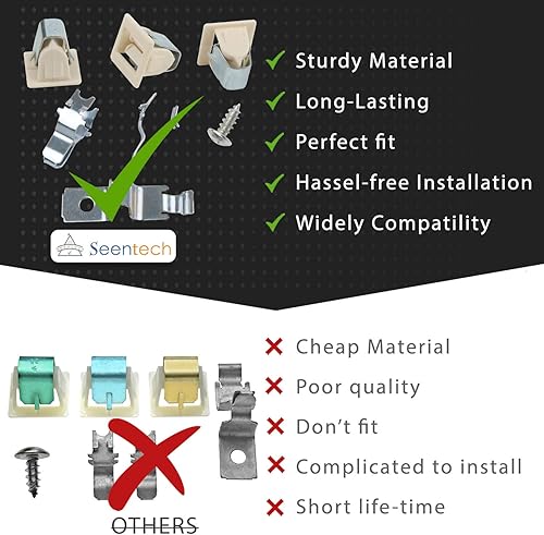 Miniatura 5 de Seentech Lifetime 279570 Kit de Pestillo de Puerta de Secadora - Compatible con Secadora Whirlpool Kenmore - Reemplaza 236877 420198 423232 279337