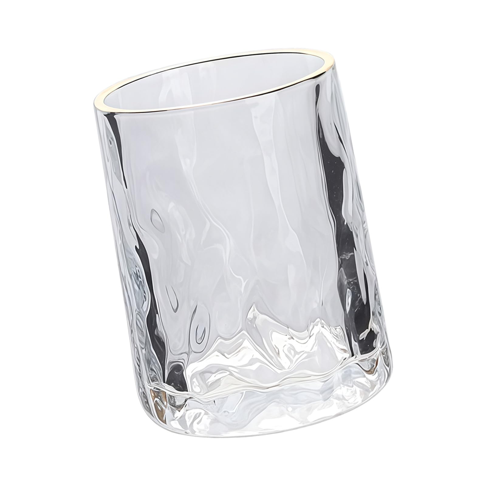 ZEPFJHE Delicate 240ml Glass Mouthwash Cup with Wide Opening and Comfortable Grip Toothbrush Holders for Everyday Use Multipurpose Mouthwash