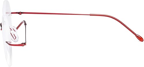 Miniatura 9 de CessBlu Gafas de lectura sin montura redondas para hombres y mujeres, plomizo