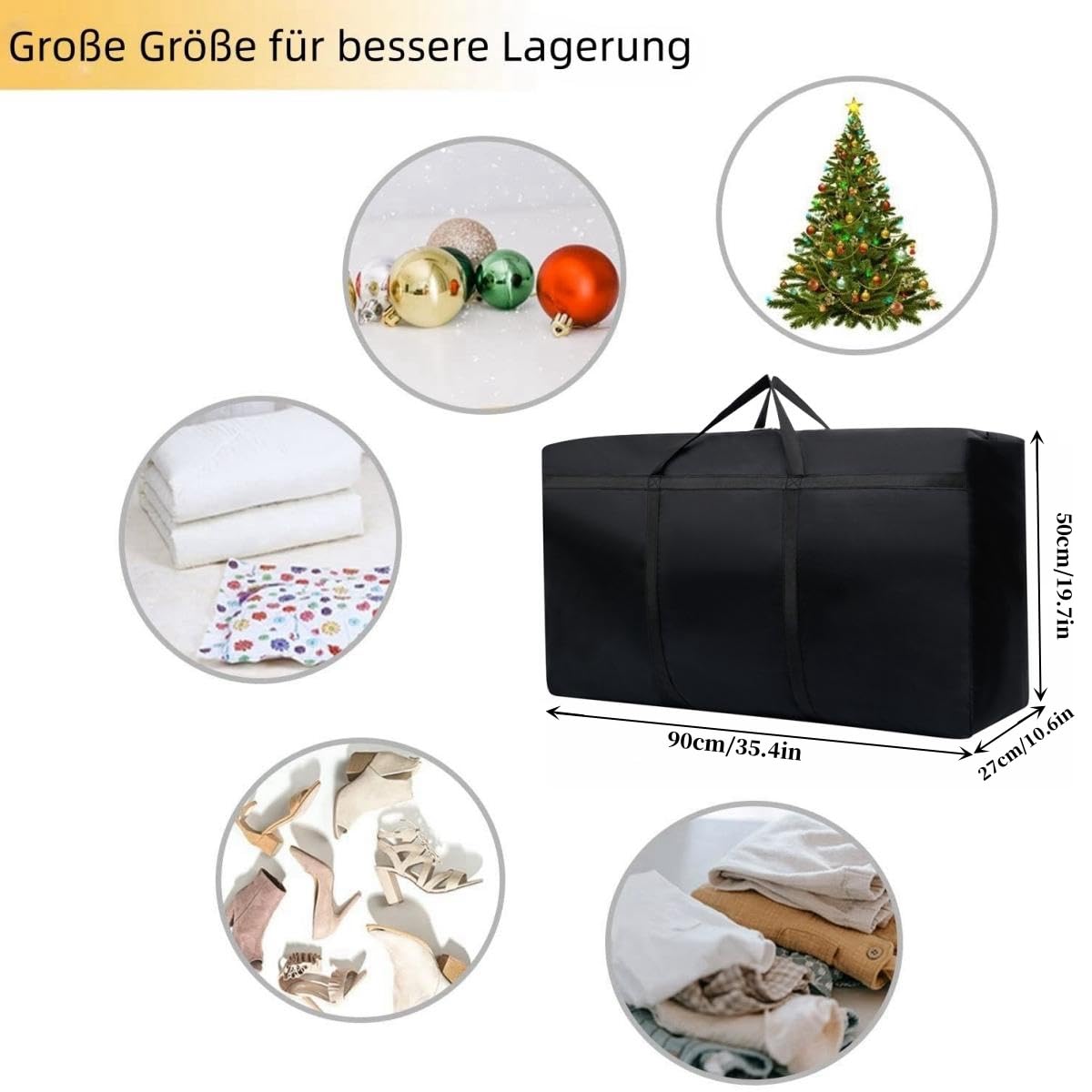 Borse Da Trasloco BRAMBLE - Grande E Resistente, 135x38x54 Cm, Materiale 600D Anti-UV E Impermeabile