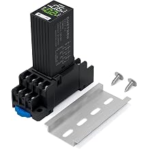 LCD Digital Display Relay, Dual Time Control Delayer With Plug-in Terminal Socket, 14-Pin 12 VDC 4PDT Delay Relay H3Y-4
