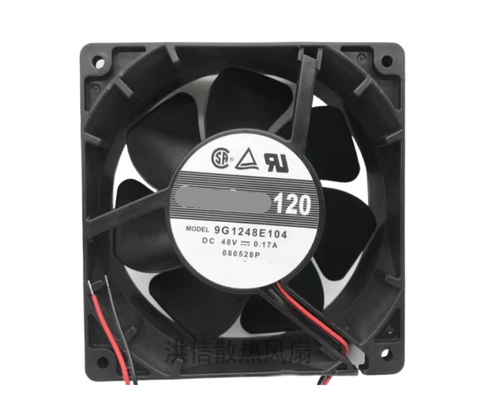 GJEXXPTST 12038 9G1248E104 DC48V 0.17A 12cm Two Wire Cooling Fan