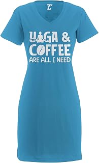 Yoga & Coffee are All I Need - Workout Women's Nightshirt