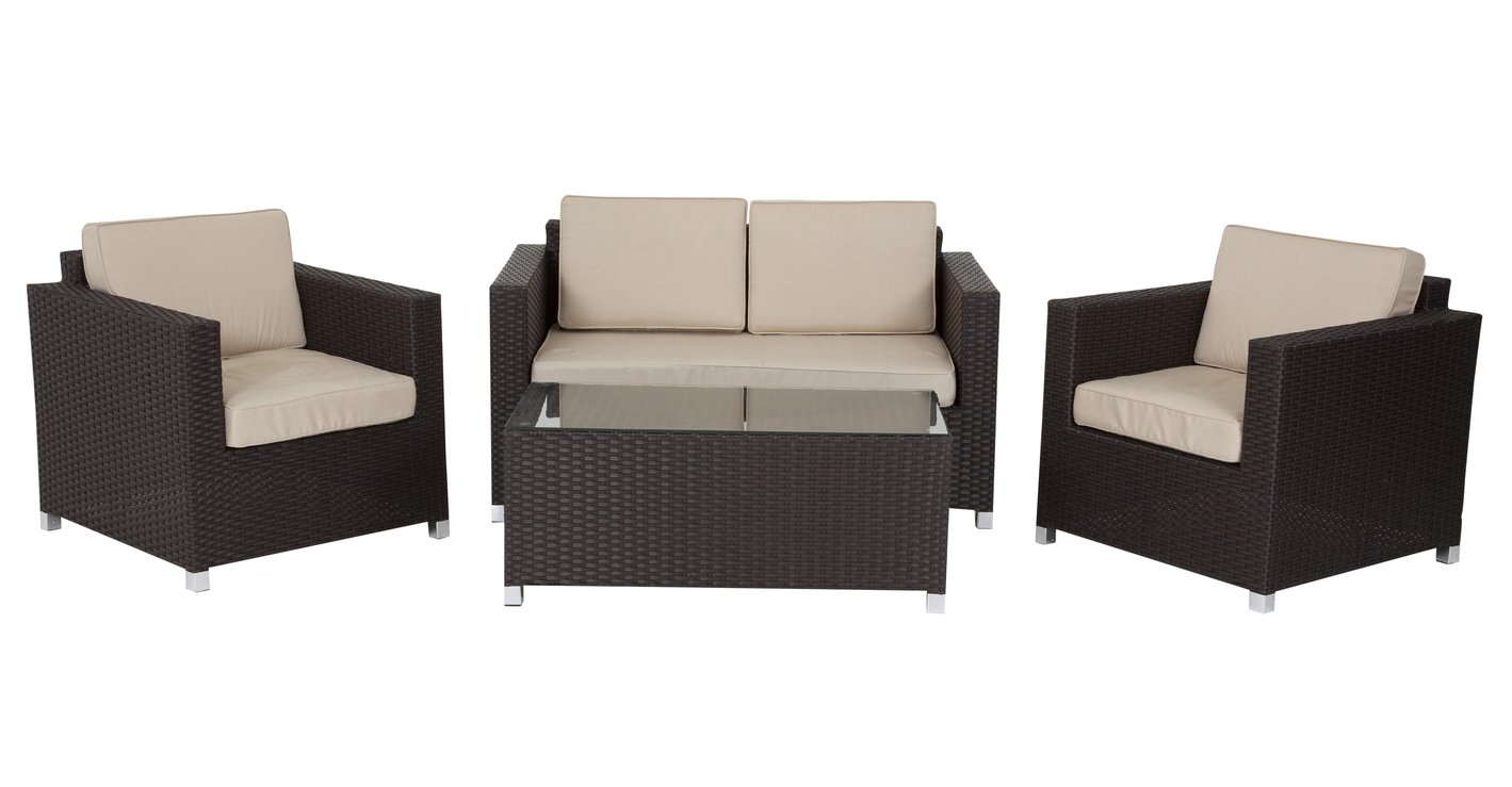 HBCOLLECTION Housse Respirante pour Salon Bas canapé fauteuils de Jardin (180x170 H70cm)