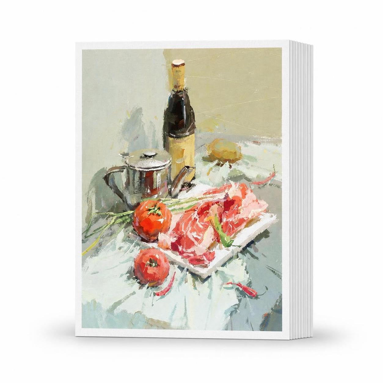 Papier Cartonné Aquarelle Texturé, 4K 20 feuilles