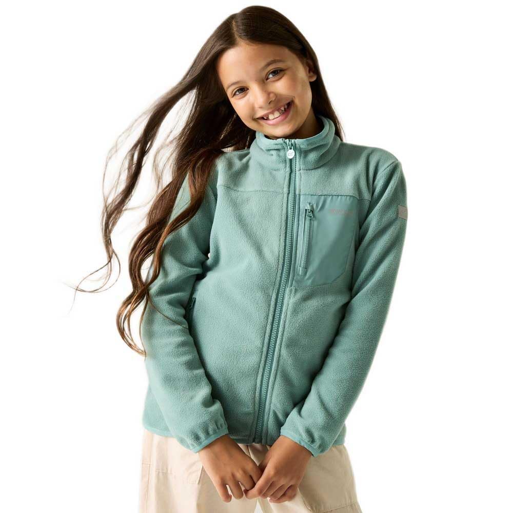 Regatta Green Frankie Full Zip Fleece 11-12 Years