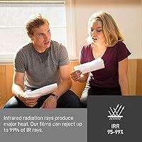 Vista 3 de Snapguard Solutions 70% VLT Nano Ceramic Home Window Tint - Rollo de película adhesiva de privacidad para ventanas de puerta de oficina residencial