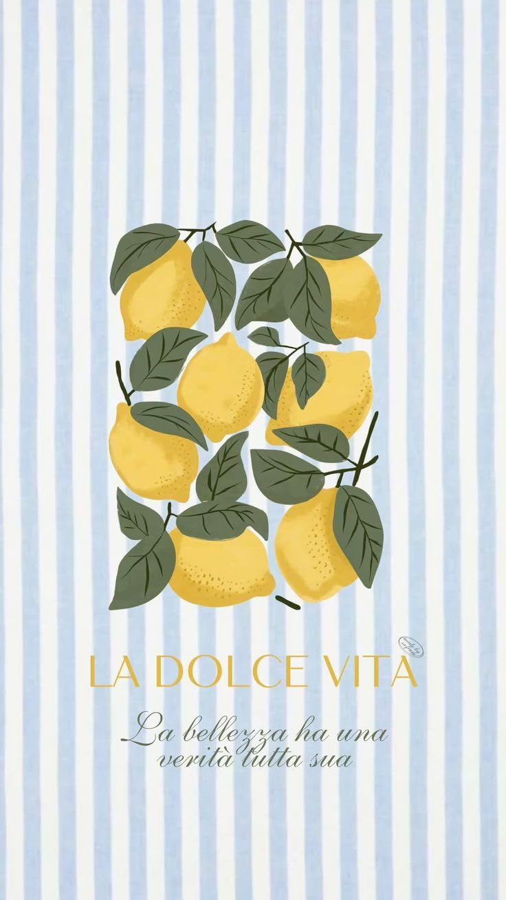 the sack co. La Dolce Vita Lemon Print Tote Bag, Italian Style, Blue Stripe-picture-24
