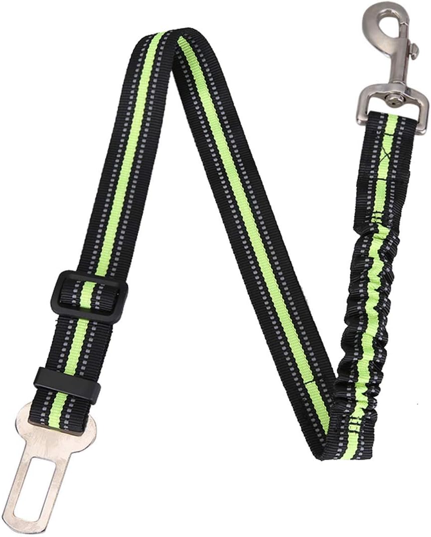 MOUISITON Dog Seat Belt Dog Car Seatbelts Adjustable Pet Seat Belt for Vehicle Nylon Pet Safety Seat Belts Heavy Duty & Elastic &…