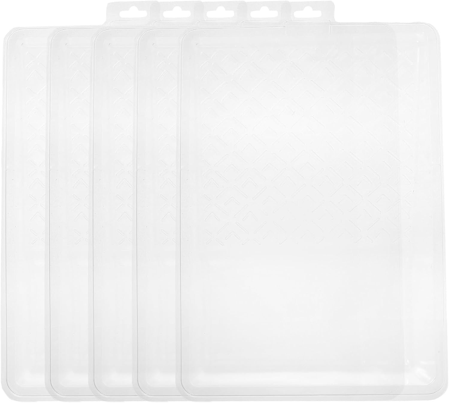 5pcs Paint Tray Liners Disposable PVC Liners for 7-inch Paint Roller Trays for Home