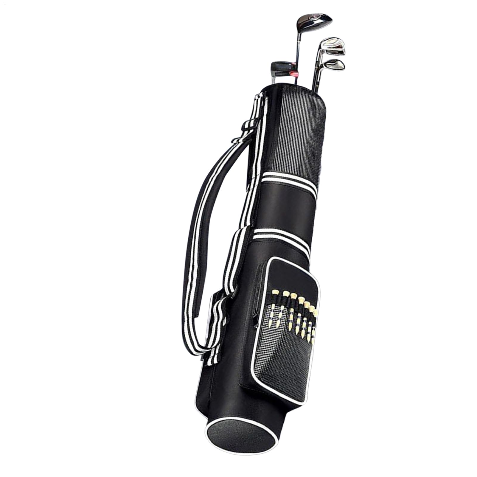 Borsa da golf leggera, impermeabile, pieghevole, leggera, organizer per 3-9 bastoncini, per asciugamani, adolescenti, adulti, principianti, tornei, carrelli, aeroplani