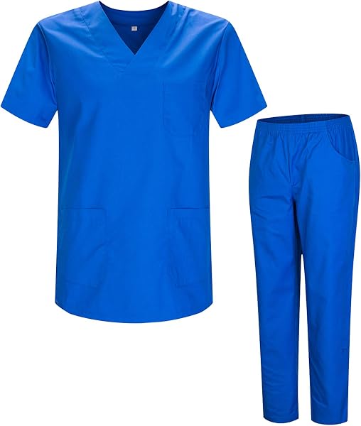 MISEMIYA - Uniformi Unisex Set Camice – Uniforme Medica con Maglia e Pantaloni Uniformi Mediche Camice Uniformi sanitarie - Ref.8178 - 4