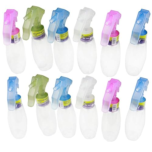 Sprayco Botella de viaje de 3 onzas en aerosol de bloqueo (12 piezas) Clrs surtidos (3.0 fl oz)