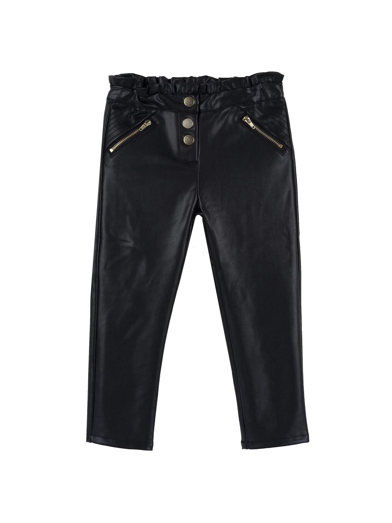 Pantalon long de matériel technique enduit noir Chicco enfant
