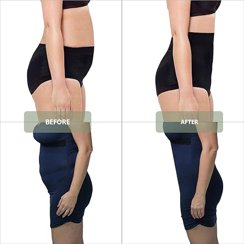 Miniatura 4 de Rednow Ropa interior de cintura alta para mujer, con control de abdomen, grafeno, panal de abeja, ajuste vaginal, moldeador de cuerpo, moldeador,