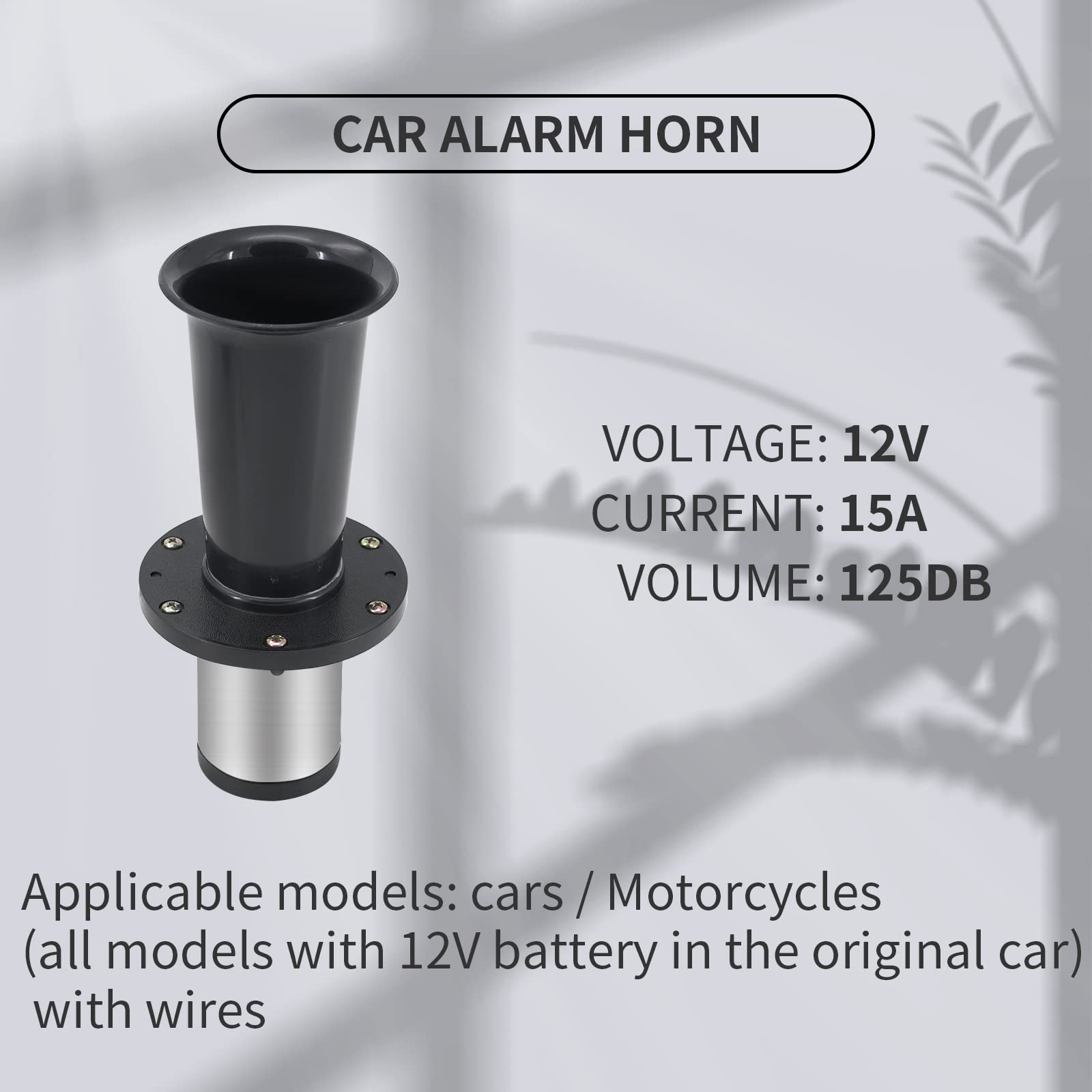 Clacson Elettrico 150dB Per Auto - Tromba Ad Aria Con Suono Mucca | 12V Per Auto, Moto E Barche - Foto 9