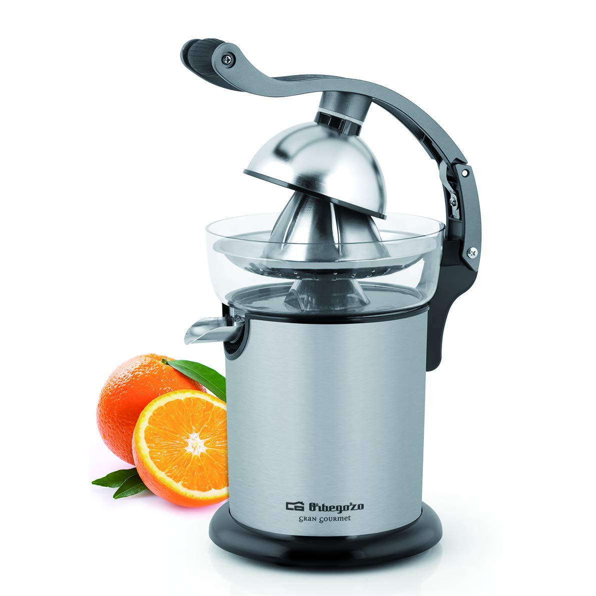 Orbegozo EP 4000 - Spremiagrumi professionale, motore AC, estrazione fumo continua, antigoccia, braccio articolato, 130 W