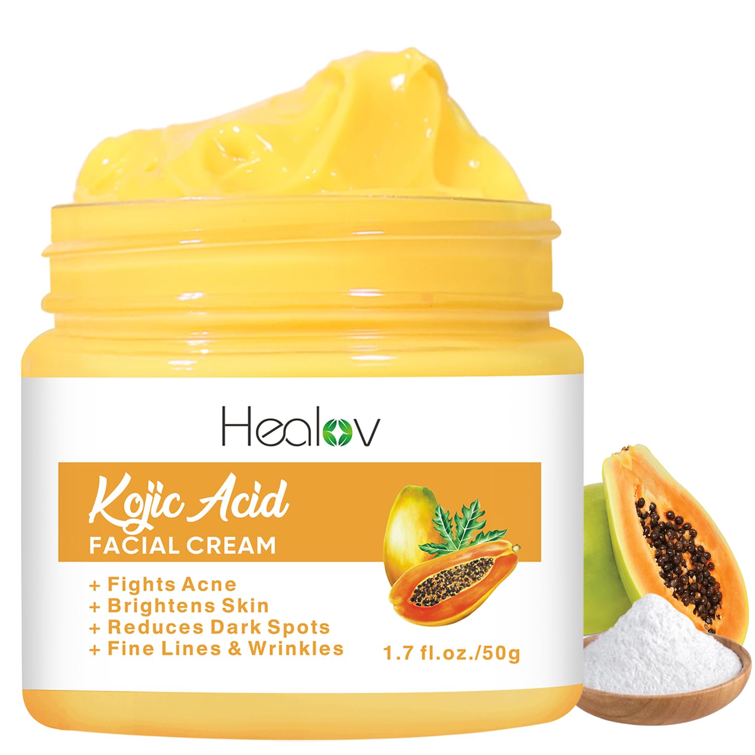 Kojic Acid Cream – Skin Brightening Cream for Age Spots, Hyperpigmentation, Intimate Areas – Dark Spot Remover, Reduces Acne, Scars, and Evens Tone – Kojic Acid Lotion for Brighter, Glowing Look Kojic Acid Cream – Skin Brightening Cream for Age Spots, Hyperpigmentation, Intimate Areas – Dark Spot Remover, Reduces Acne, Scars, and Evens Tone – Kojic Acid Lotion for Brighter, Glowing Look