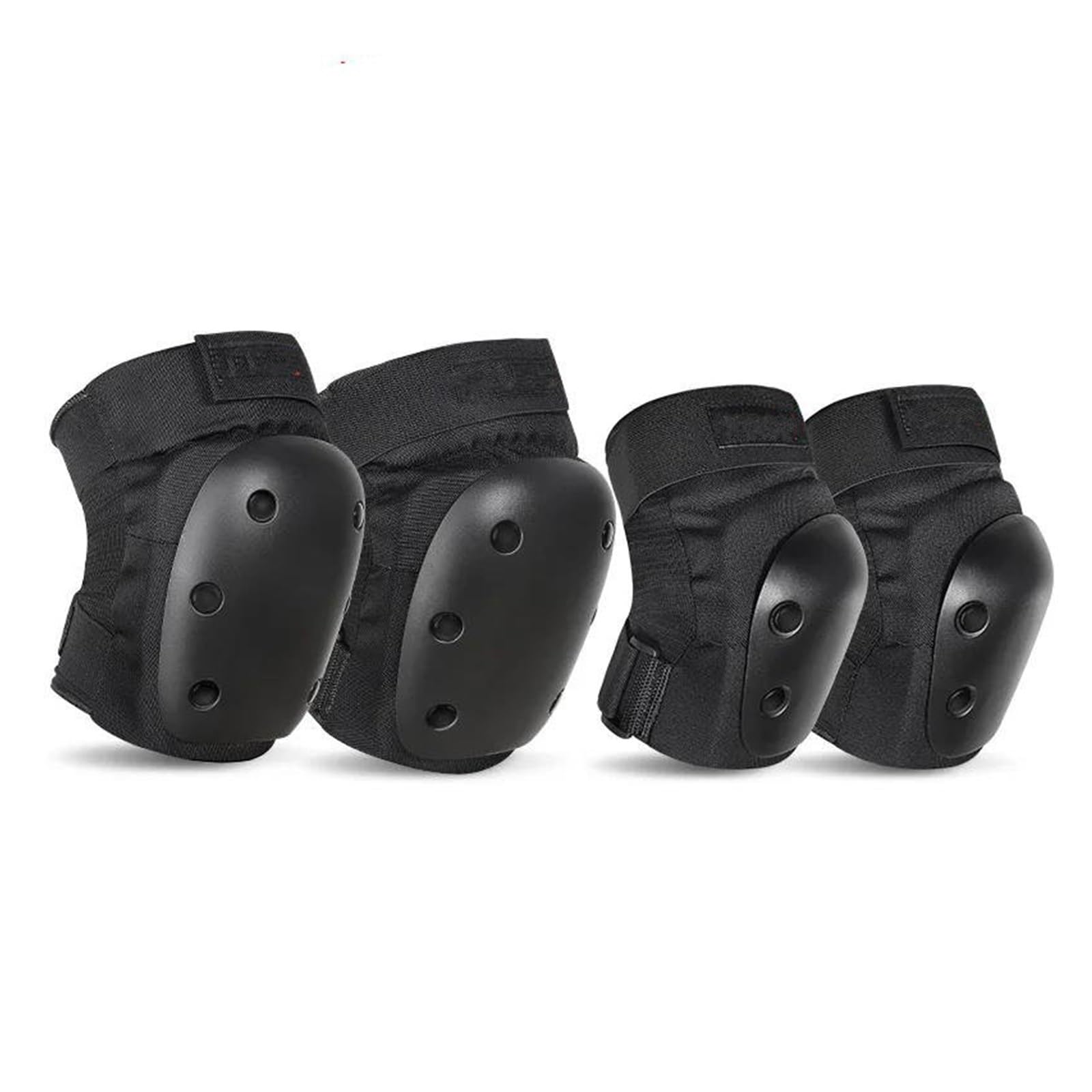 Coderas reflectantes Rodilleras para ciclismo Equipo de protección para montar en motocicleta Rodilleras y coderas Rodilleras anticaída de cuatro piezas Juego completo Equipo de patinaje sobre ruedas