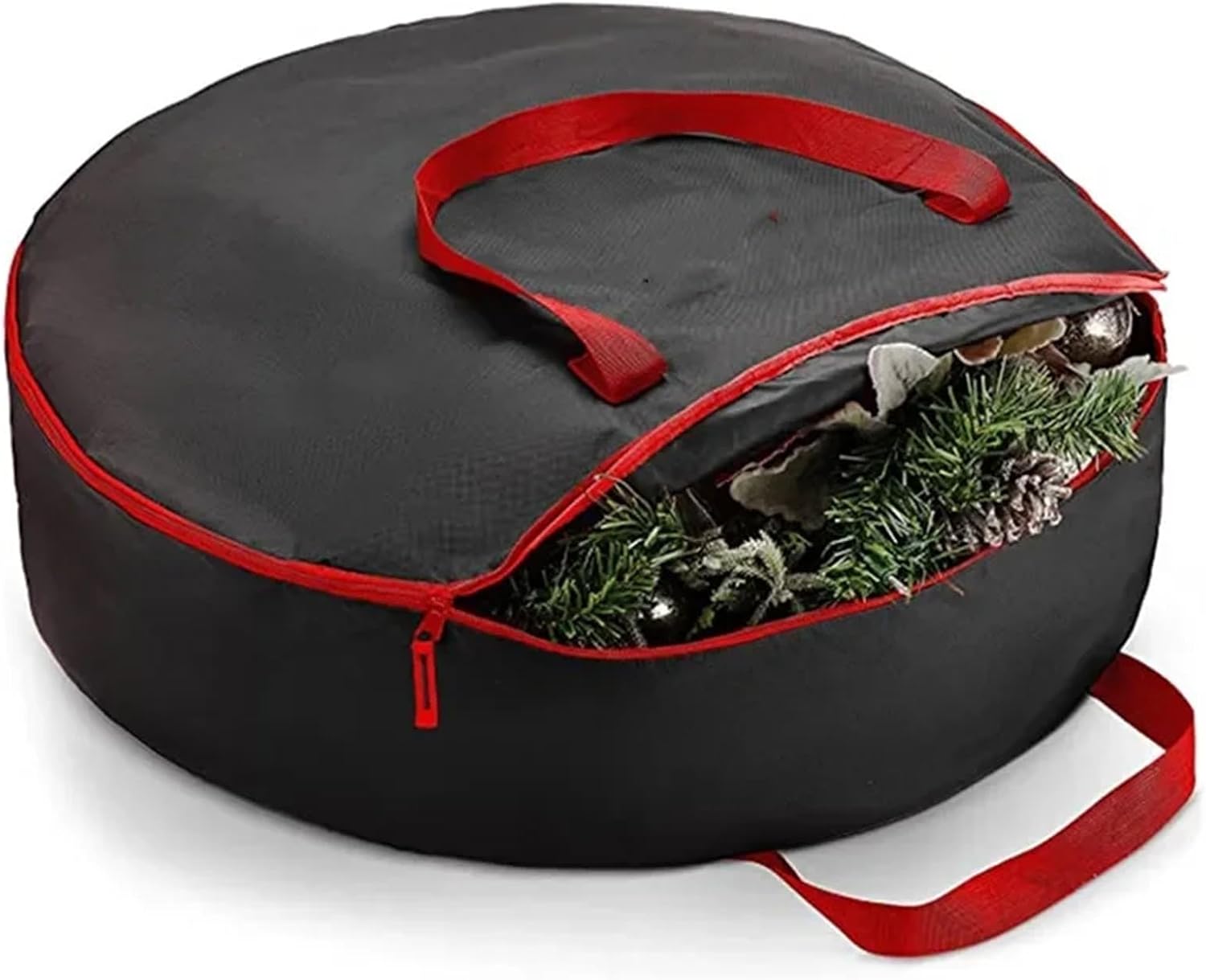 Christmas Tree Storage Bag Container Heavy Duty Xmas Home Box Oxford Fabric Waterproof Dustproof with Zipper Organizer(122x51x38cm green1)