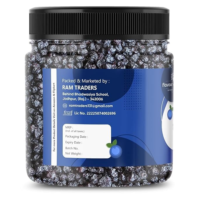 Image of Flavour Delight Premium Blueberry Snack 500g | Soft & Chewy | Antioxidant Rich