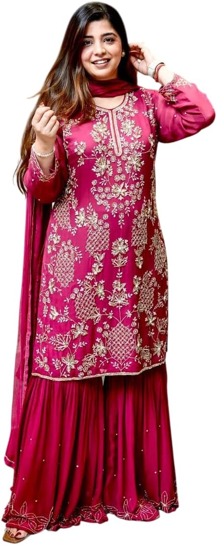 salwar suit Party Wear wedding wear Palazzo Set Salwar kameez For Women.