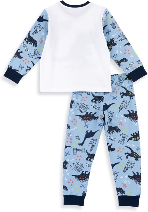 Chicco Pajama Set Lot De 3 Grenouillères Bébé Garçon En Coton Doux