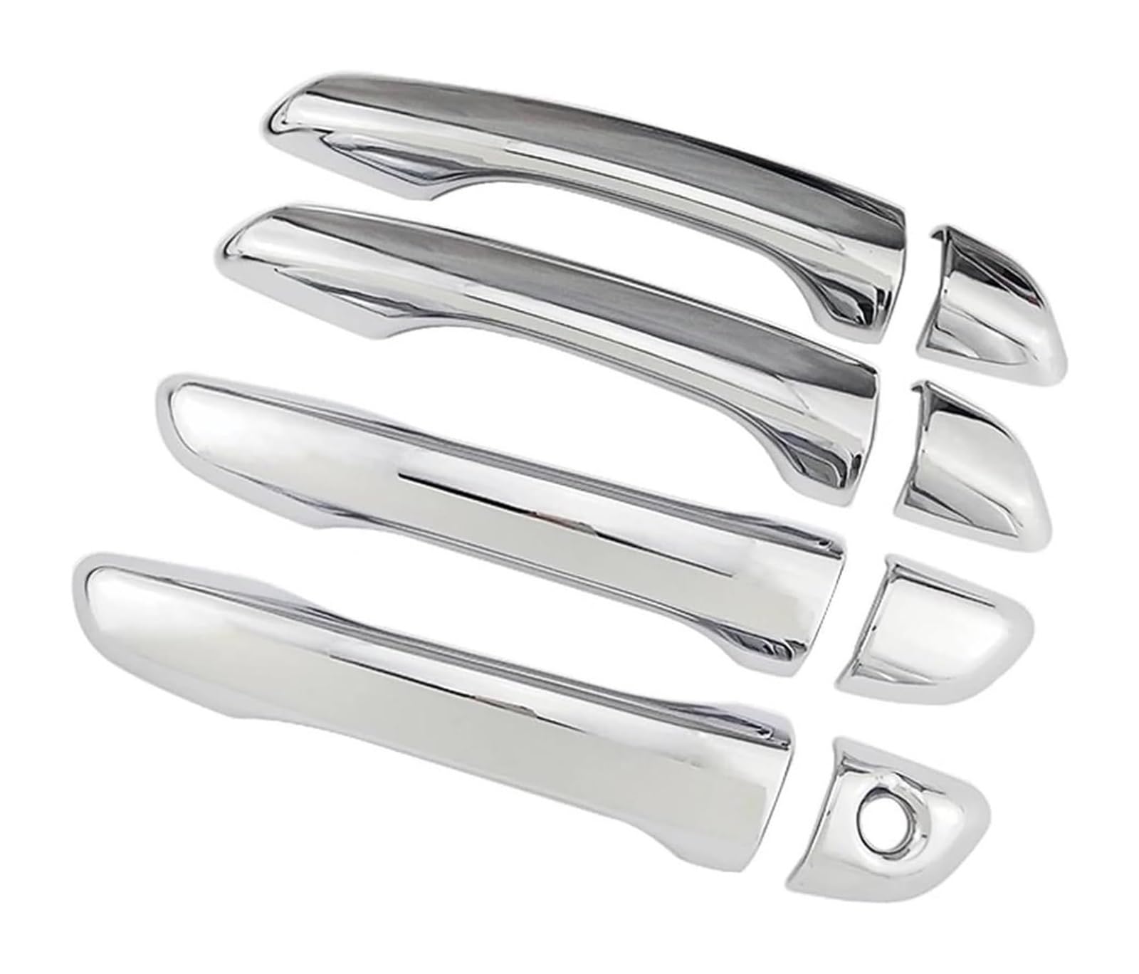 Hckclmbmzw Chrome A For Hyundai For Verna 2017-2022 Car Door Handle Exterior Trim Cover Decoration Accessories Abs Door Handle Cover(Chrome A)
