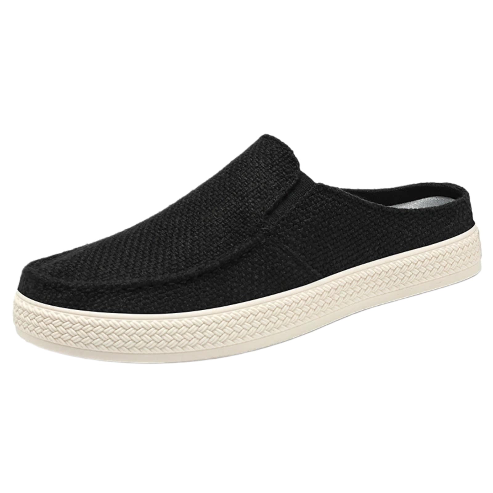 Męskie buty z tkaniny niski top wsuwane oddychające wygodne buty do
