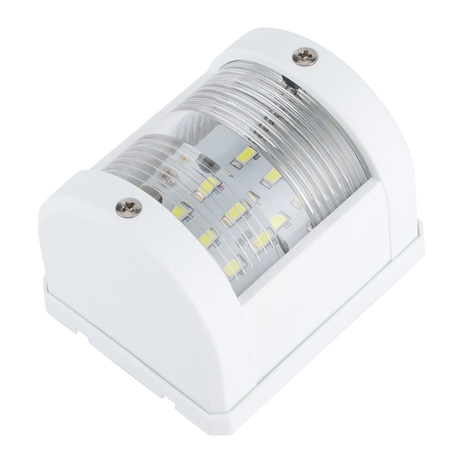 KIMISS Luce di Segnalazione per Barca, 12V/24V 135 Gradi 3W IP66 Lampada LED per Albero di Navigazione, Crociere e Pesca