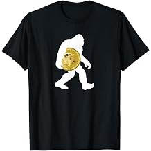 Dogecoin Bigfoot holding Dogecoin T-Shirt