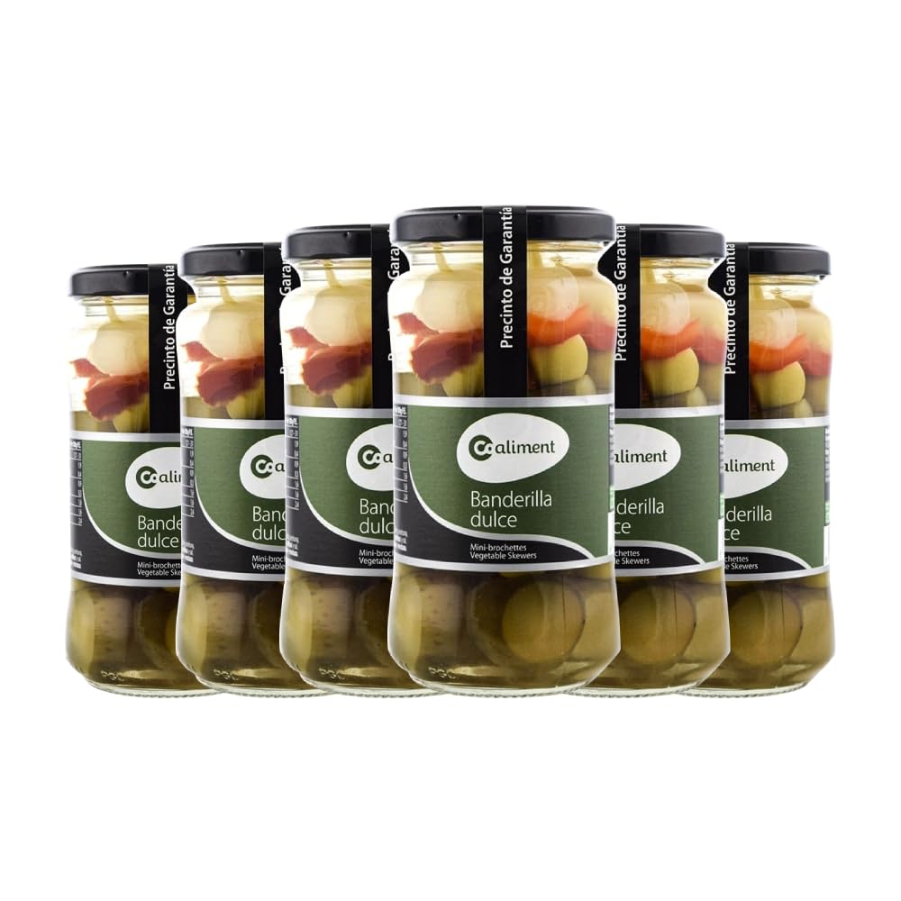 Banderillas dulces Coaliment 330 g x 6 frascos. Total 1.98 kg