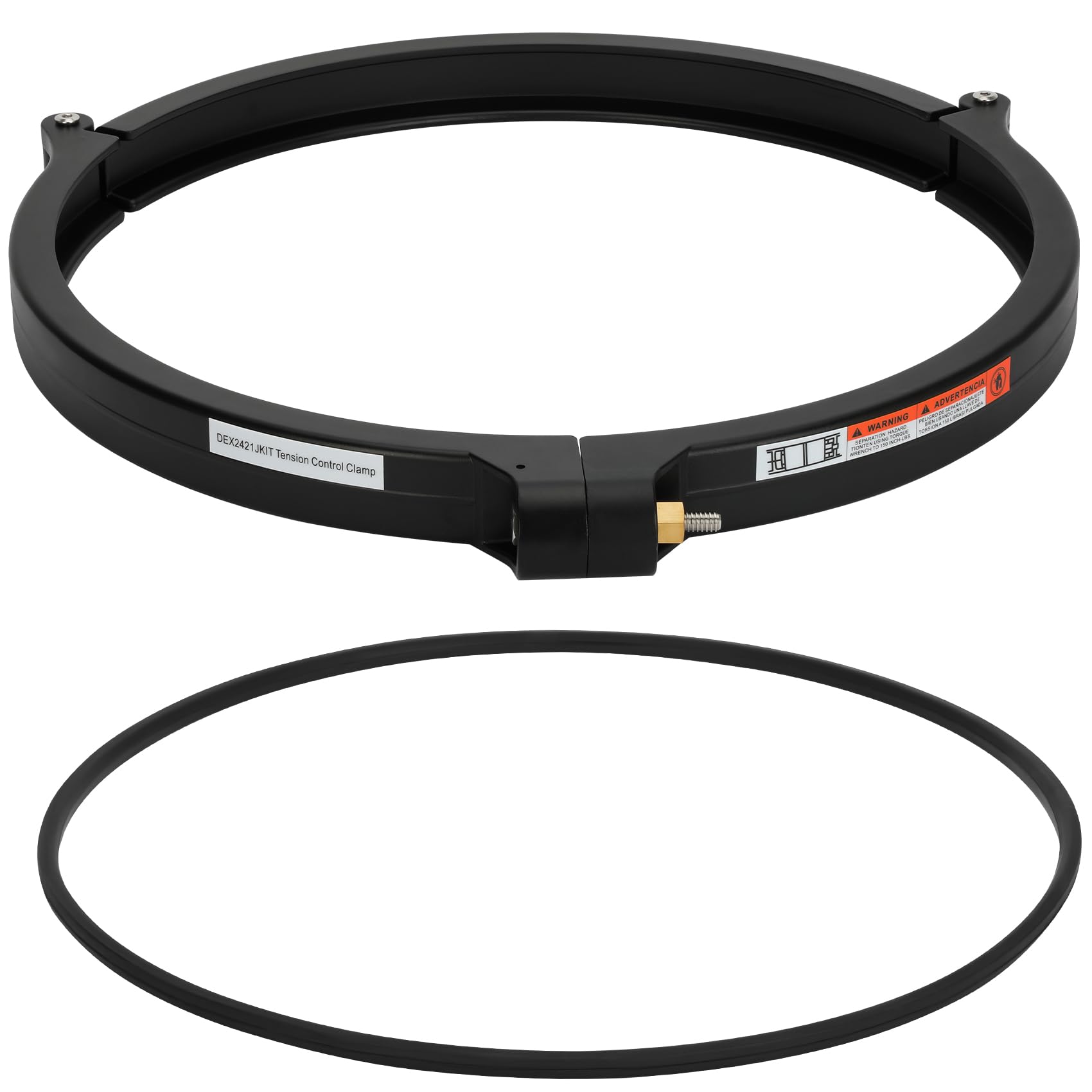 DEX2421JKIT Tension Control Clamp Compatible with Hayward Swim-Clear & Pro-Grid Filters, Cartridge Filter Clamp and Seal Kit Replace for DEX2420J1KIT, 610377105972, 610377892506