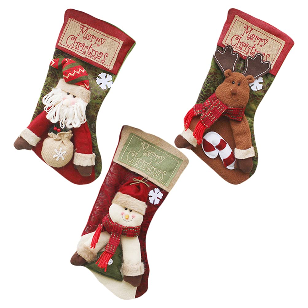 Chaussettes de Noël sachet à bonbons pour ranger les douceurs et décorer facilement