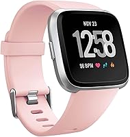 Vista 10 de Wepro Correa compatible con correas Fitbit Versa 2 para mujeres y hombres, correa suave compatible con bandas Fitbit Versa, correa deportiva Beige
