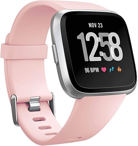 Vista 13 de Wepro Banda Compatible con Correas Fitbit Versa 2 para Mujeres y Hombres, Banda Suave Compatible con Correas Fitbit Versa, Correa de Reemplazo