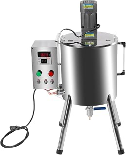 Wmpusll YK-30L 30L Stainless Steel Heating Mixing Filling Machine for Lipstick, Candles, Creams & Liquids - 300°C Adjustable Heat