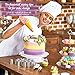 Russian Piping Tips - Cake Decorating Supplies - 39 Baking Supplies Set - 23 Icing Nozzles - 15 Pastry Disposable Bags & Coupler - Extra Large Decoration Kit - Best Kitchen Gift