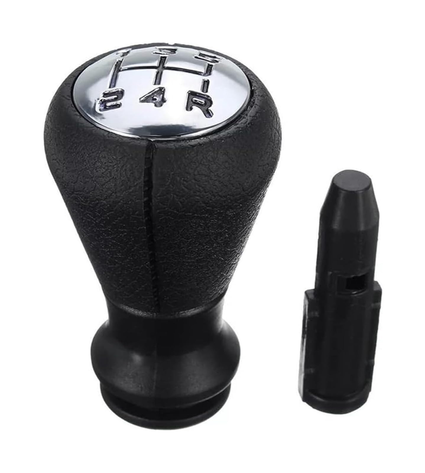 Qmtvfsrh A Car Gear Shift Knob 5 Speed Shift Lever Car Gear Shifter Knob Leather Stick Manual For Peugeot 106 206 306 406 407 107 207 307 205