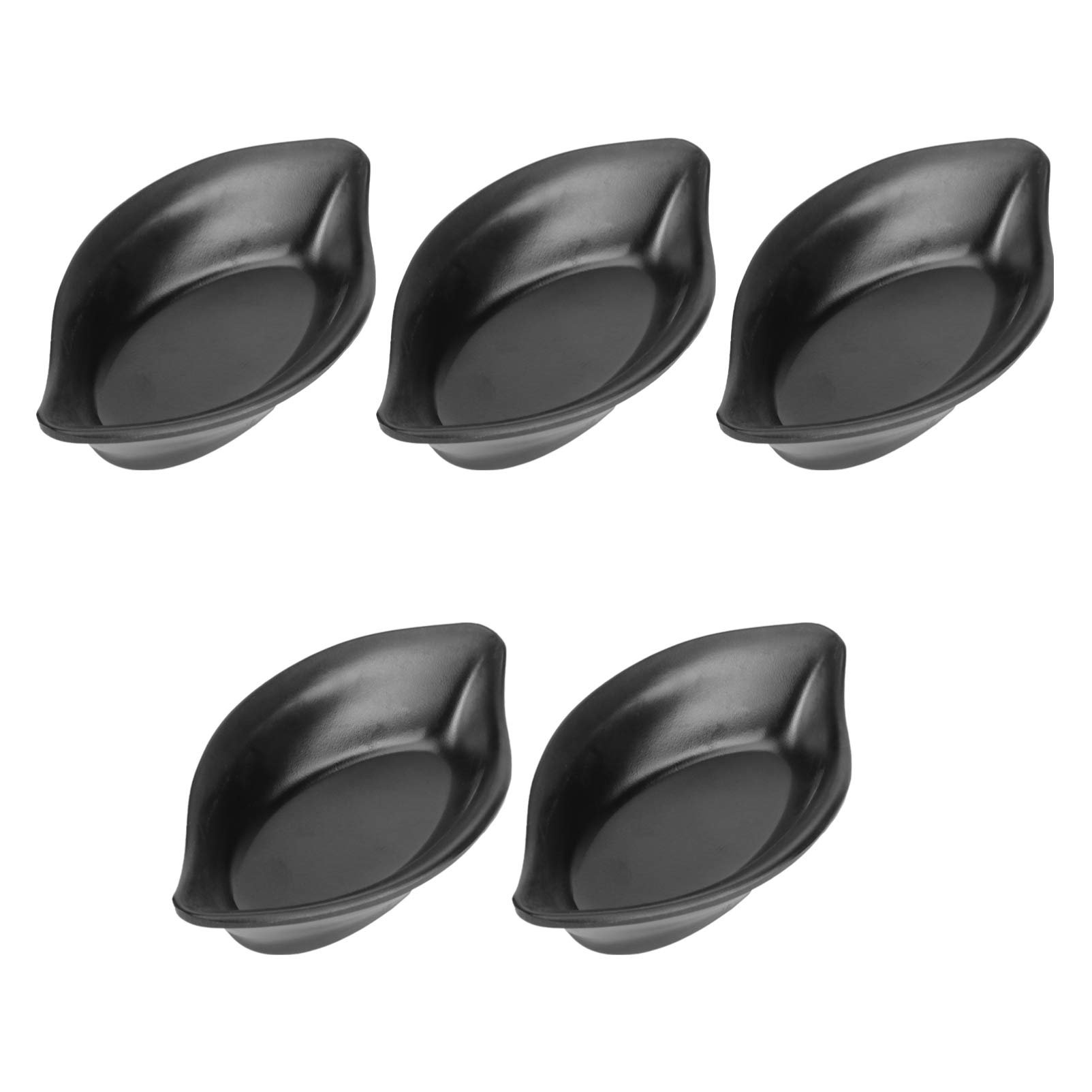 Set Di 4 Ciotoline Giapponesi In Ceramica Smaltata Per Salse E Condimenti - Multicolore 9x6x2,5 Cm - Ideali Per Sushi, Ketchup, Soia - Lavabili In Lavastoviglie