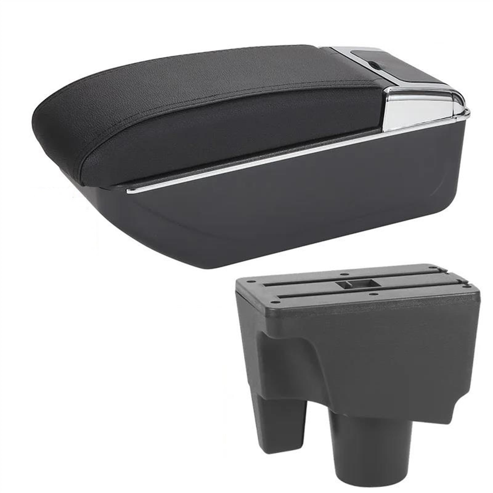 Ysdsls B2 Black Line7usb Car Armrest Box Storage Dedicated Retrofit Parts Interior Accessories For Prius C For Aqua