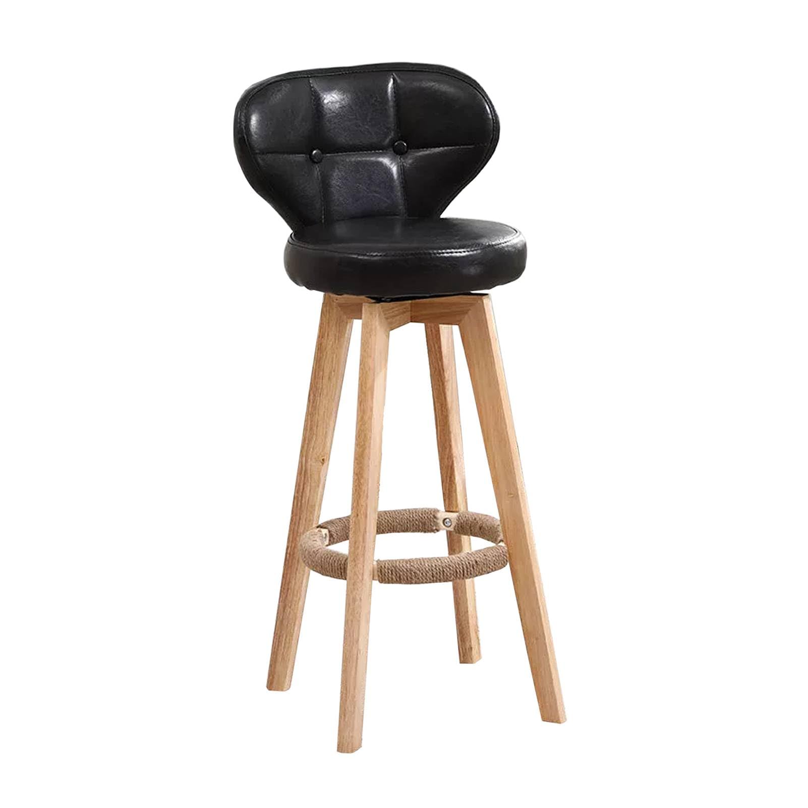 Tabouret de bar idéal pour cuisine et comptoir de café au design chaleureux