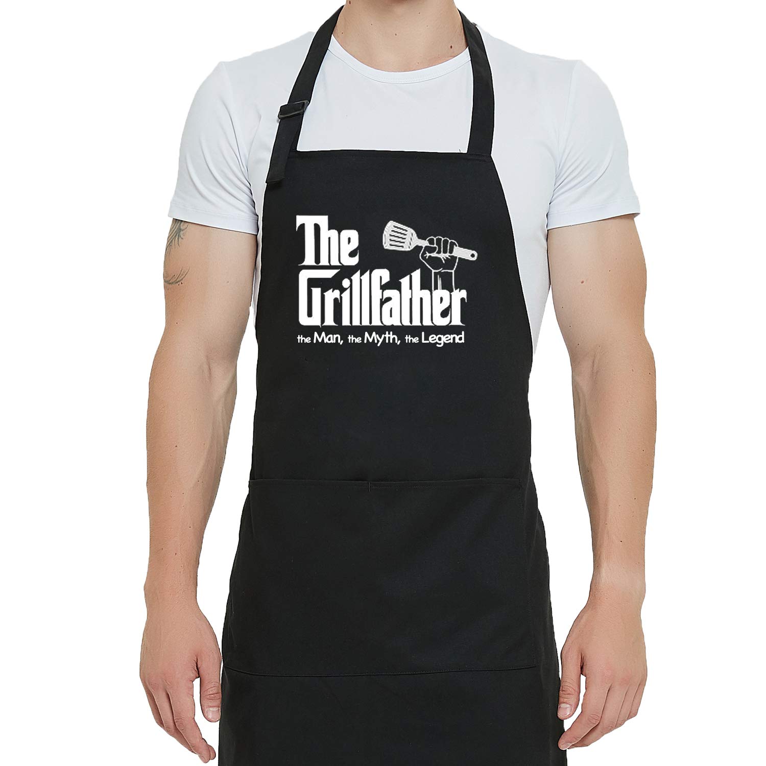 Delantal para hombre, delantal para barbacoa, el mejor regalo divertido para padre