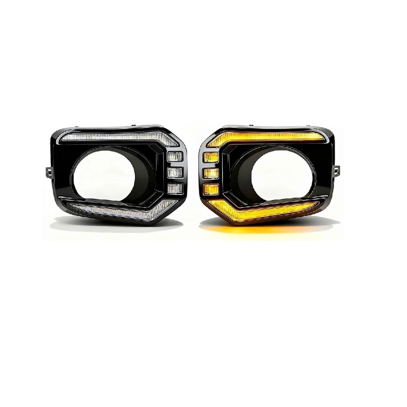 Pasuje do T0y0ta Tacoma 2016–2023 Limited/SR/SR5/Trail Edition LED DRL Light dynamiczna animacja uruchamiania i płynący bursztynowy kierunkowskaz