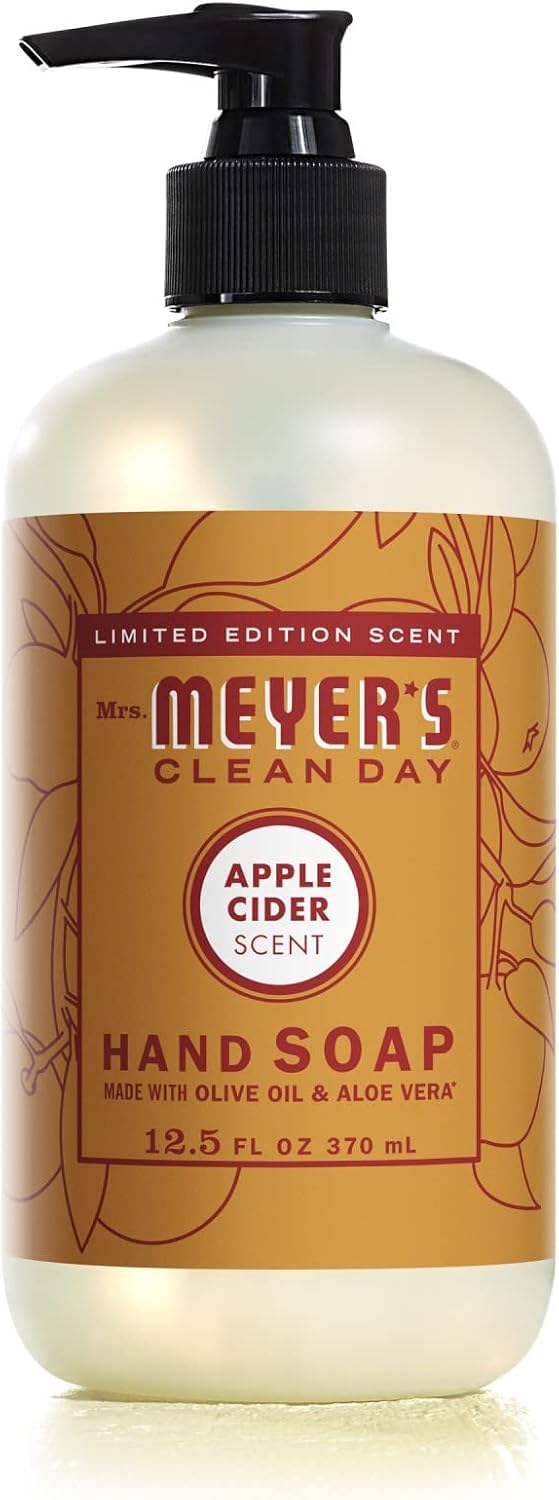 MRS MEYERS CLEAN DAY Hand Soap Made with Essential Oils Limited Edition Apple Cider 12 5 fl oz
