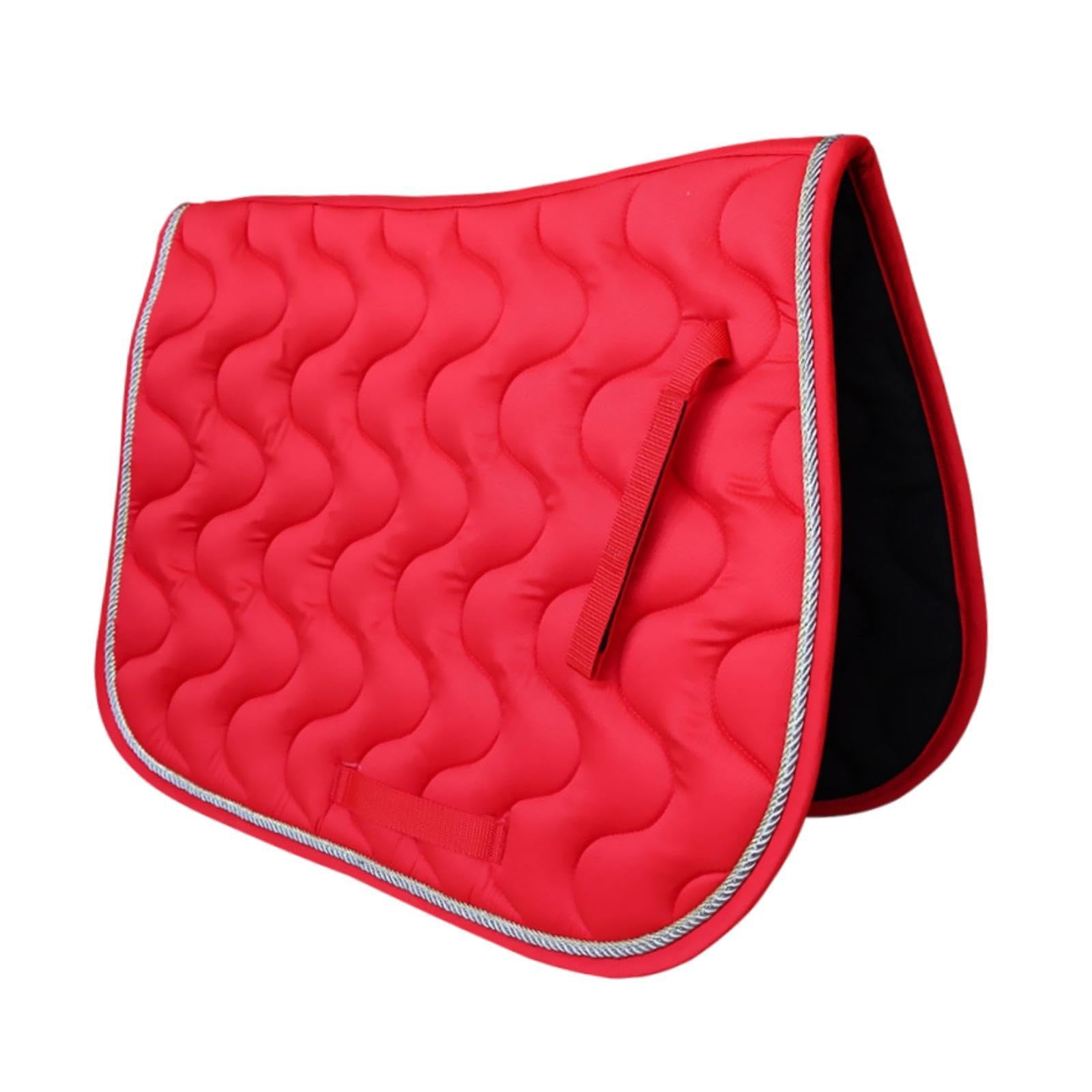 Saddle Pad Cojín Antideslizante para Silla de Montar Material Suave Y Cómodo Función de Absorción de Impactos Adecuado para Entrenamiento Salto