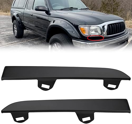 Miniatura 6 de Front Bumper Grille Headlight Filler Trim Panels Set Fits Tacoma Pickup 2001 2002 2003 2004 Replace TO1089108 TO1088108 5251235050 5251335060