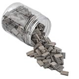 250pcs Brick Building Set Dollhouse Miniature Bricks Mini Bricks Model (Grey, 1:35)